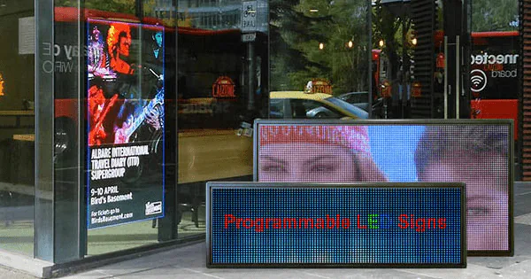 Programmable LED Signs and Scrolling Message Boards