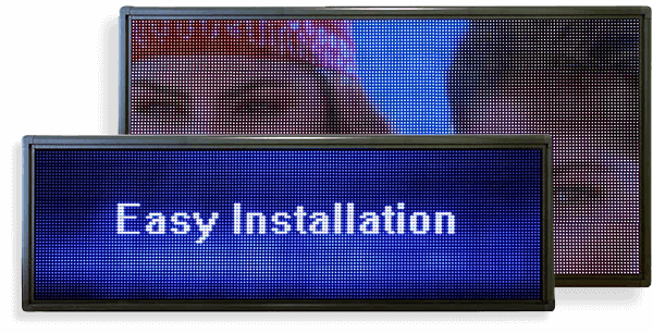 Collection of Programmable LED sign